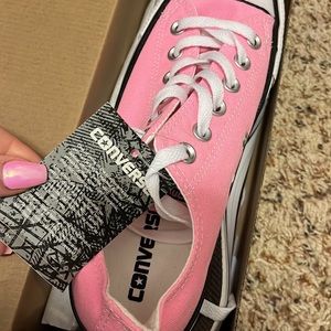 Pink converse